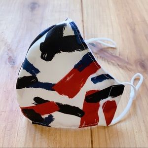 Silky fabric face mask